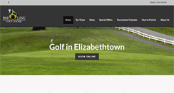 Desktop Screenshot of parlinegolfcourse.com