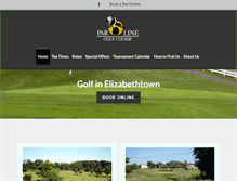 Tablet Screenshot of parlinegolfcourse.com